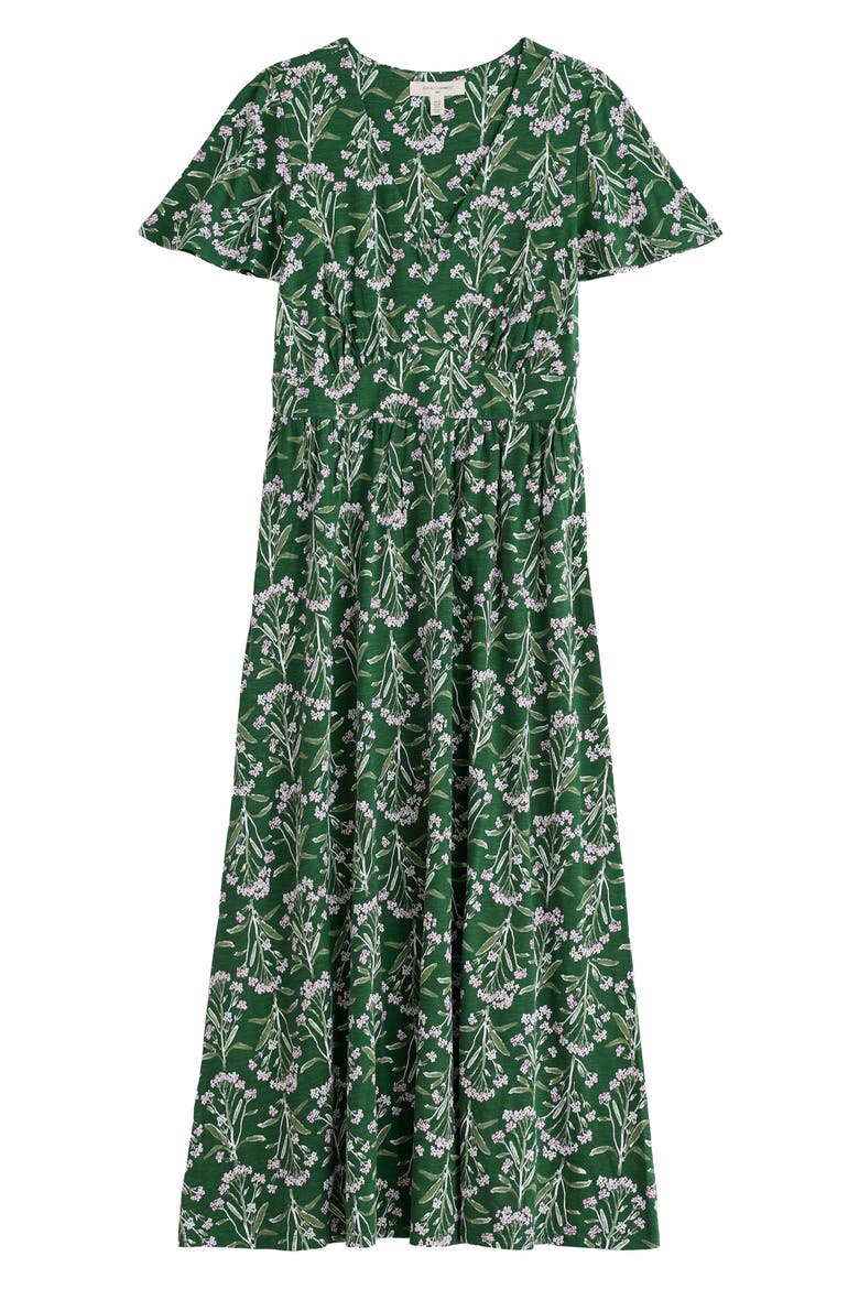 Chateaux Floral Organic Cotton Midi Dress