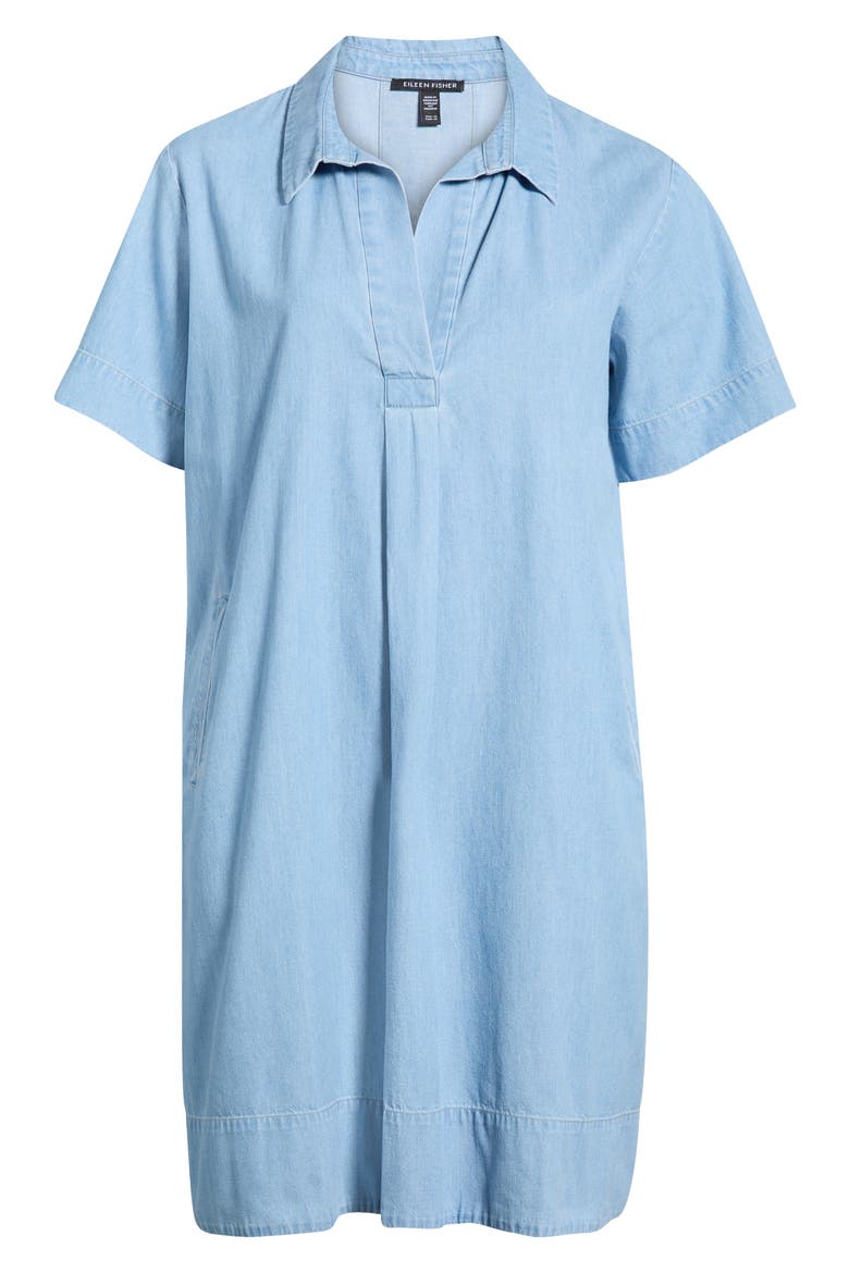 Classic Chambray Shift Dress