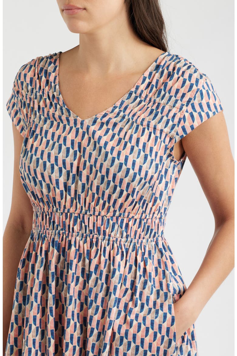 Dierdre Print Midi Dress