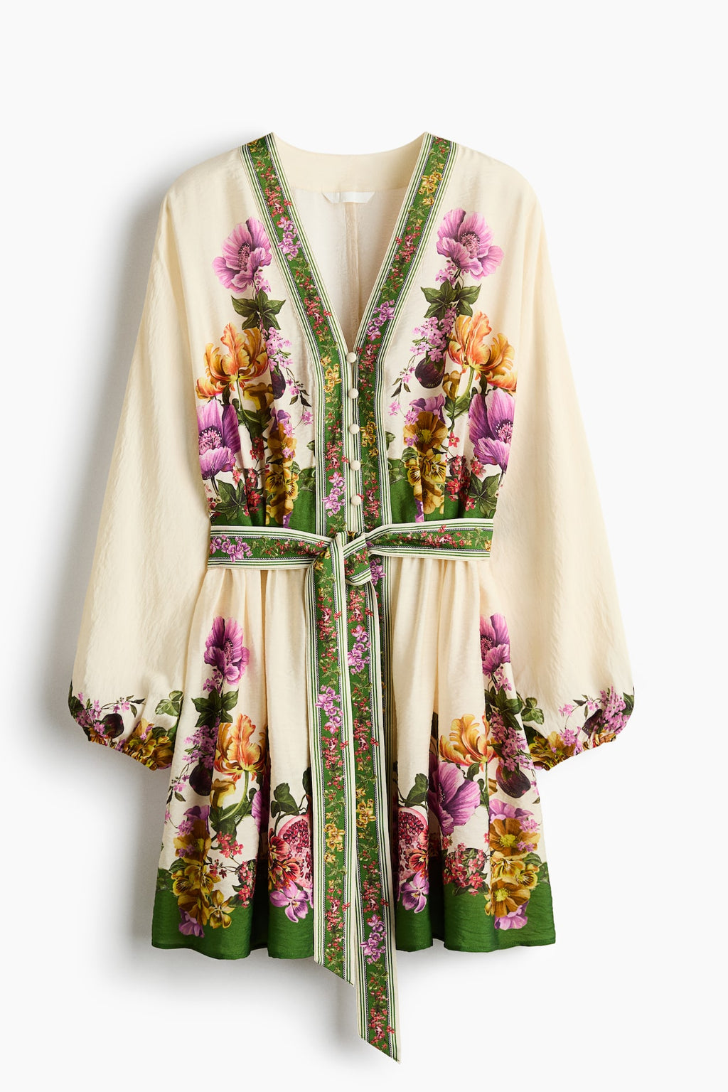 Tie-Belt Tunic Dress