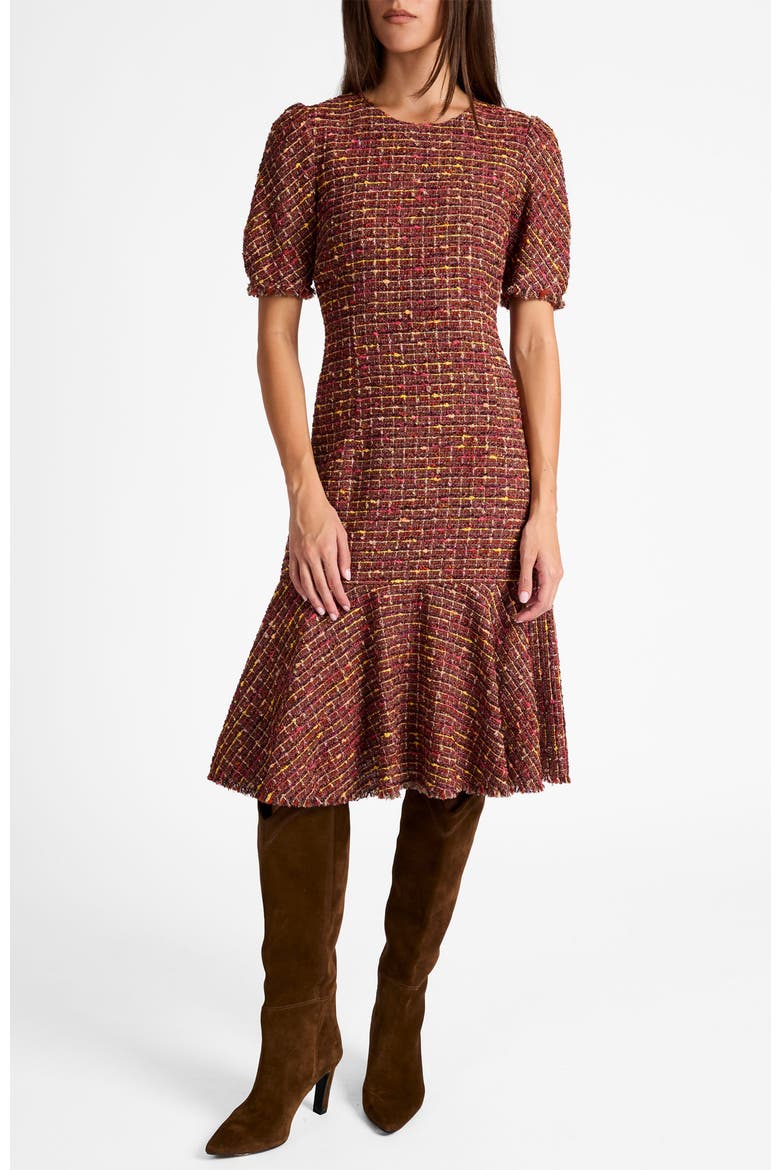 Dasia Sheath Tweed Dress