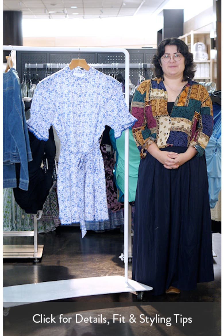 Maisie Floral Miana Cotton Shirtdress