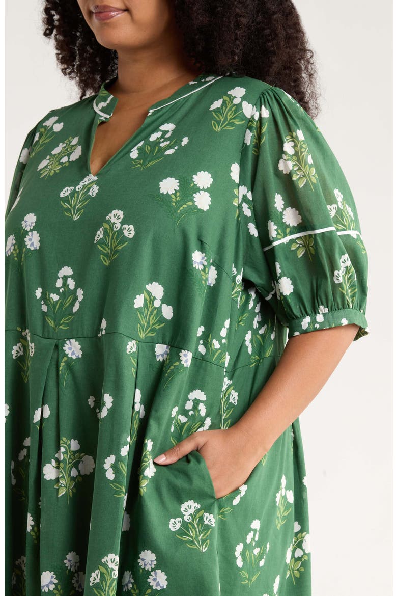 Kestrel Floral Fawna Cotton Shift Dress