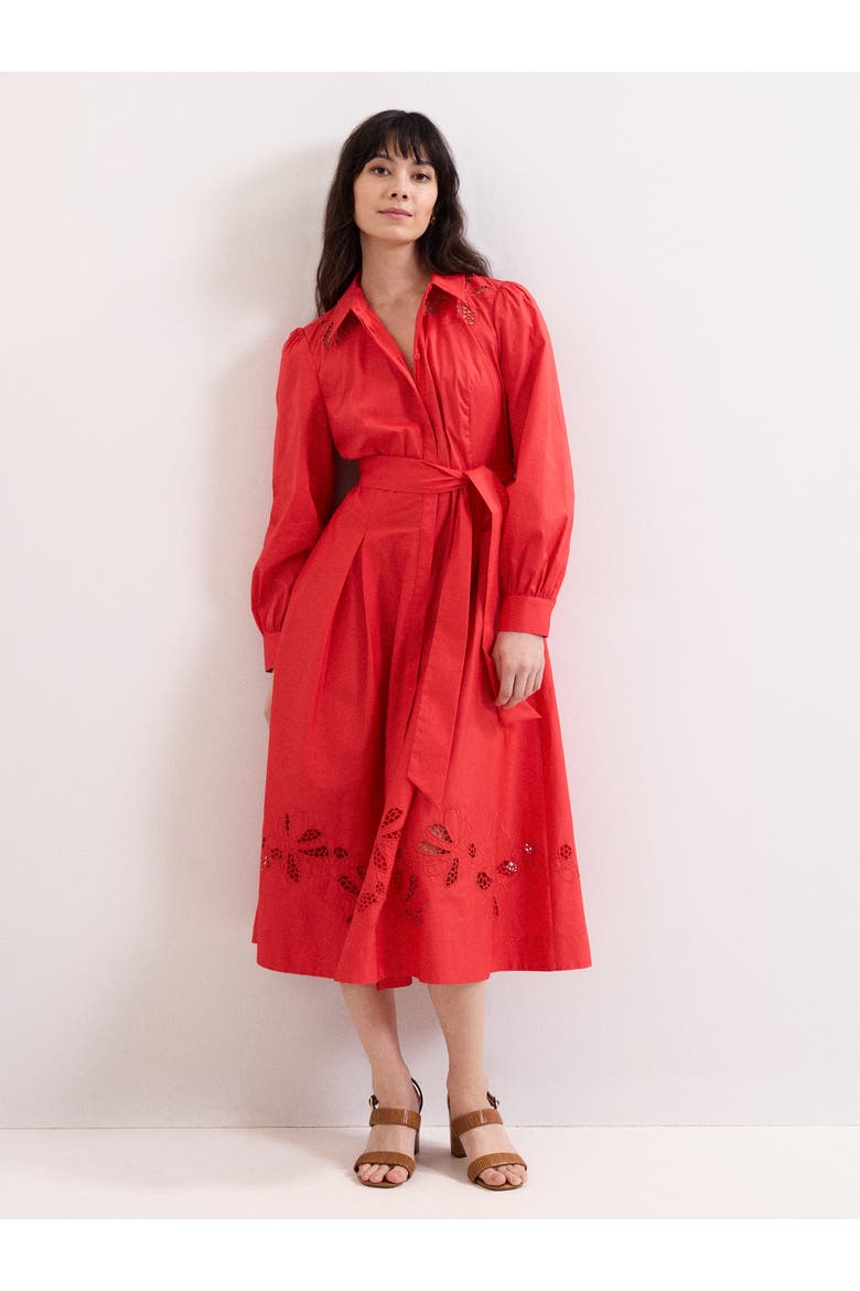 Kim Cutwork Hem Midi Dress