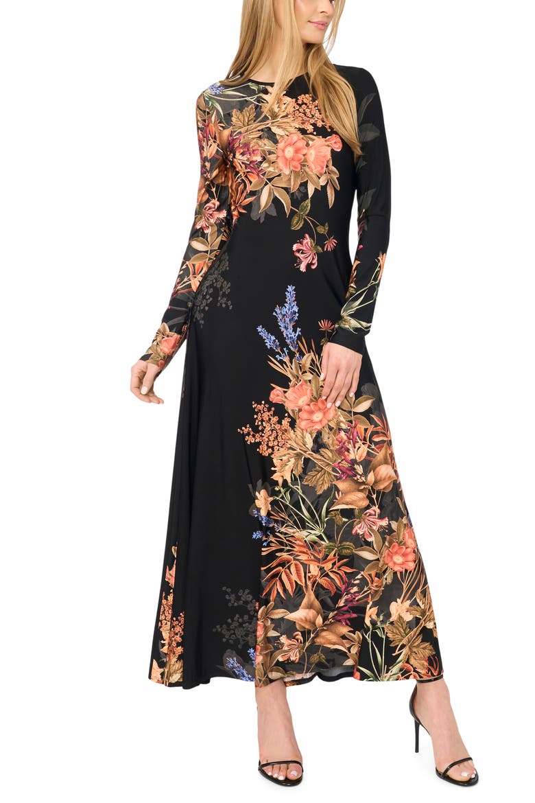 Millie Floral Jersey Maxi Dress