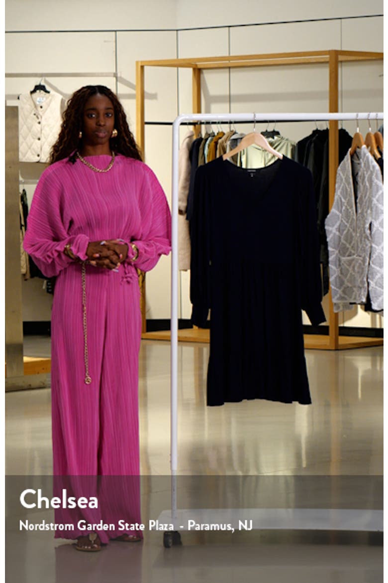 Tiered Long Sleeve Dress