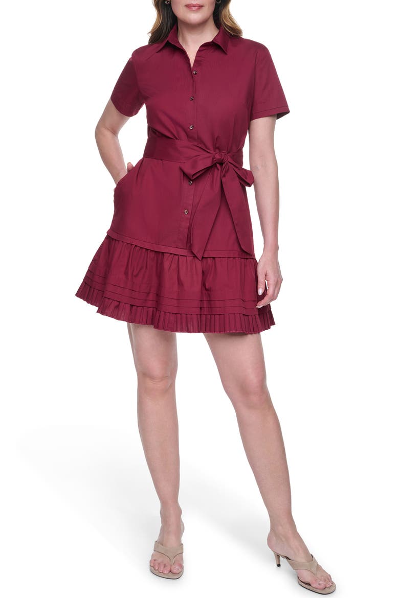 Short Sleeve Cotton Shirtdress