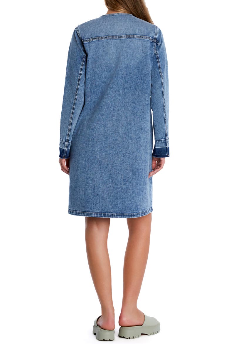 Clara Long Sleeve Denim Shirt Dress