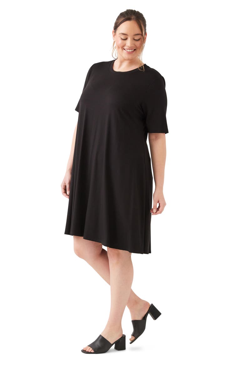 A-Line Jersey Minidress