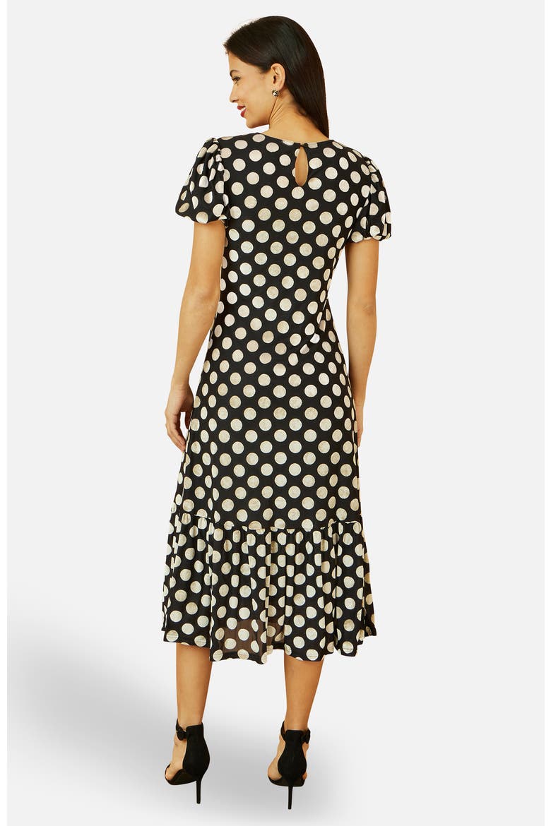 Velvet Twist Waist Midi Dress