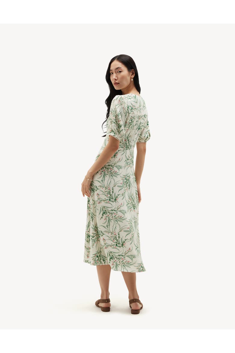 Florentina V-Neck Midi Dress