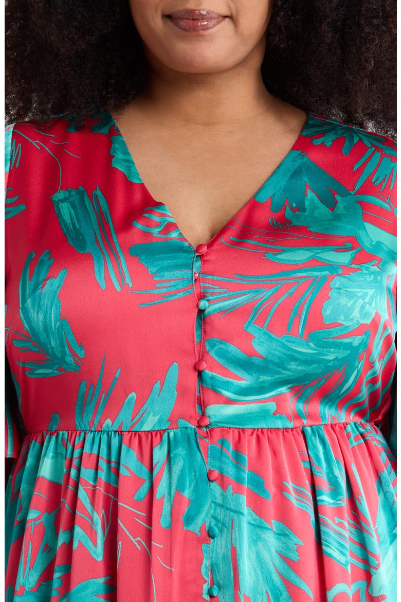 Palm Tropics Pismo Button Maxi Dress