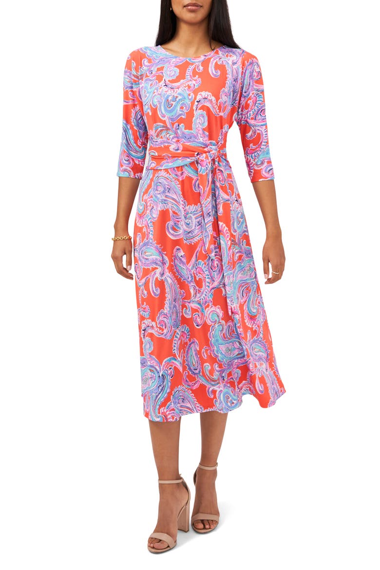 Tie Front Midi Dress