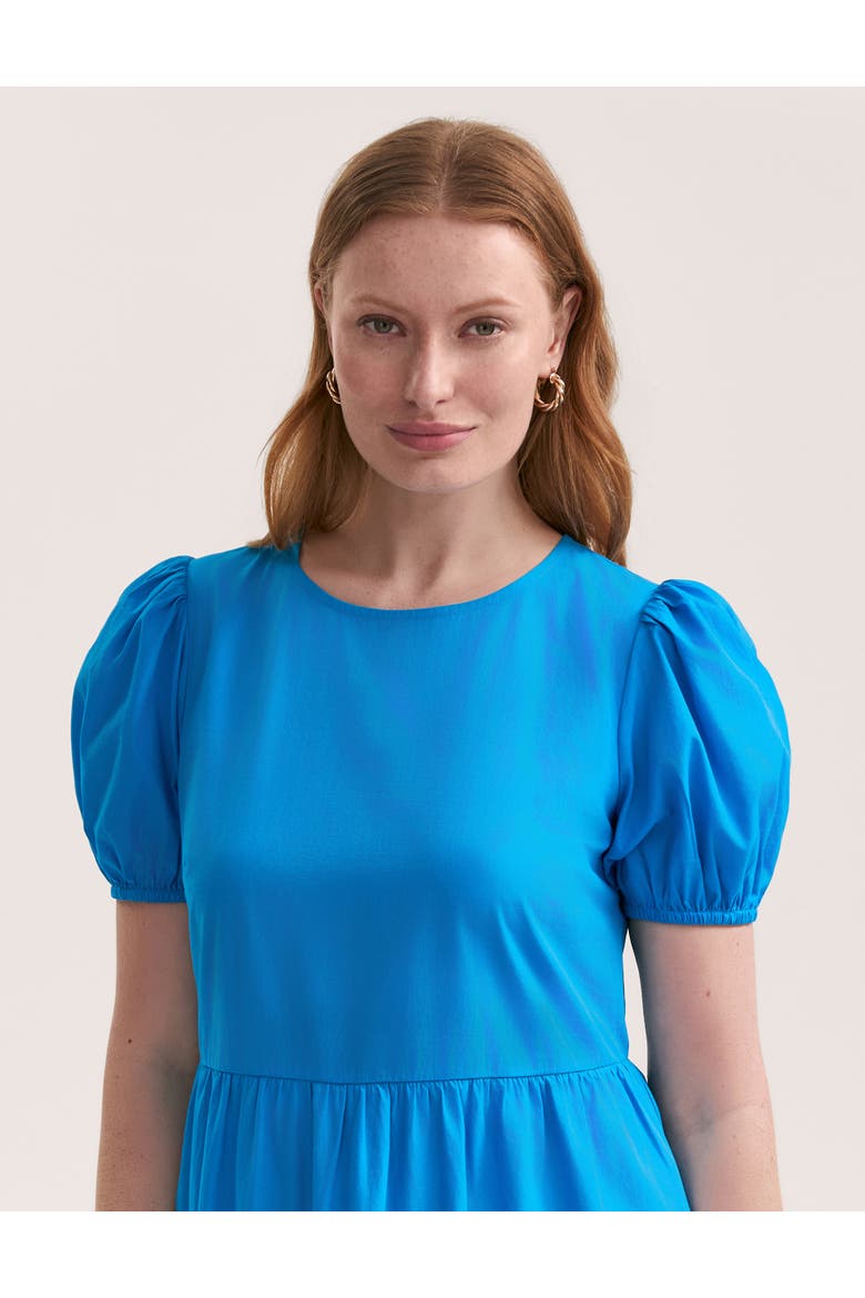 Genevive Cotton Midi Tiered Dress