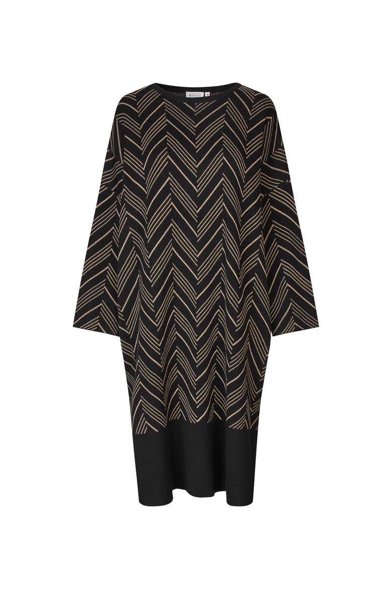 MaNuska3/4 Sleeve Loose Fit Midi Dress