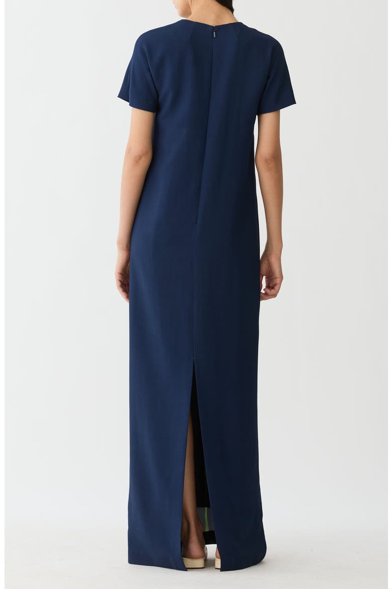 Iris Print Cady Gown