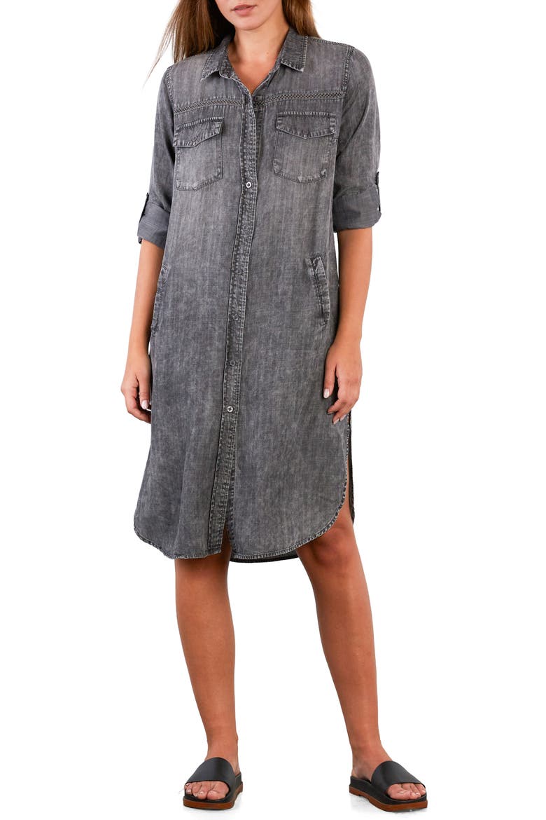 Long Sleeve Denim Shirtdress