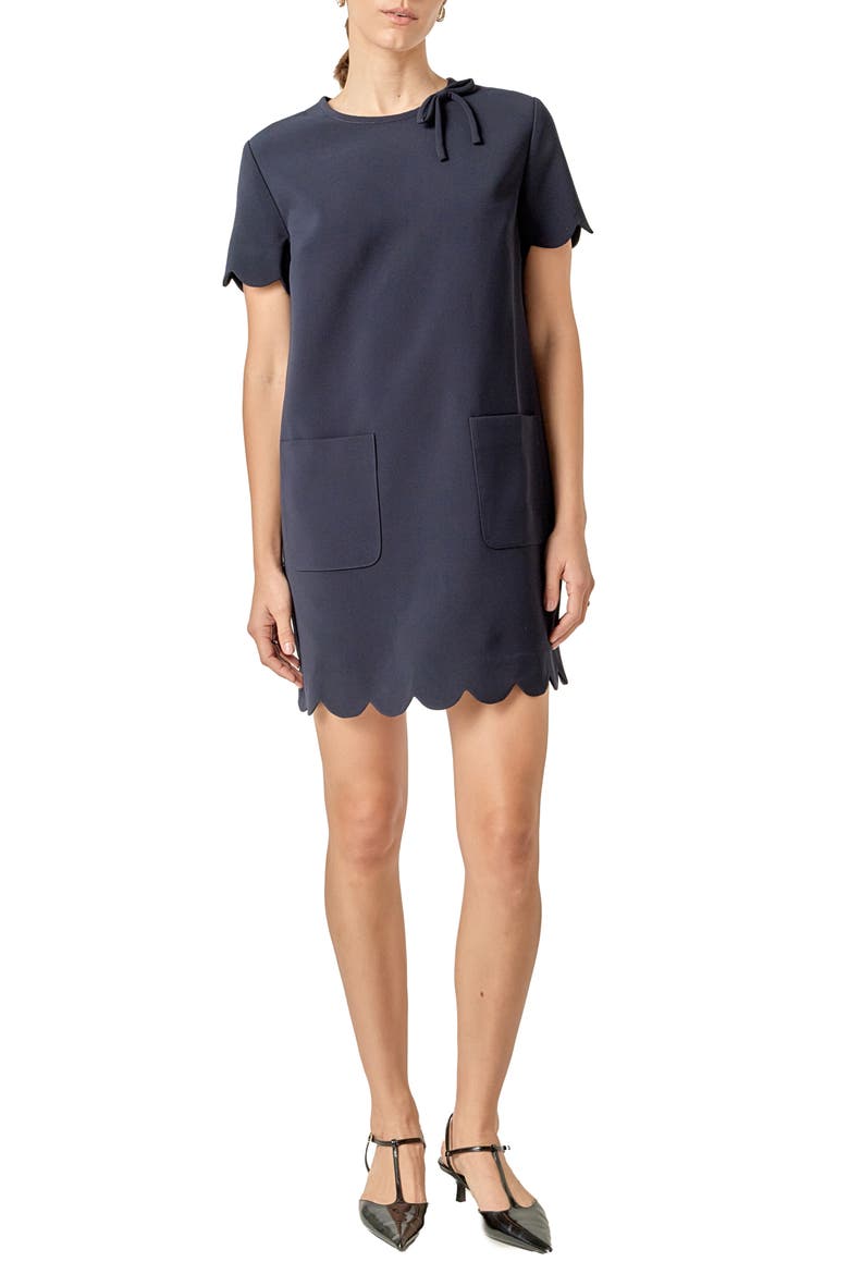 Scallop Minidress