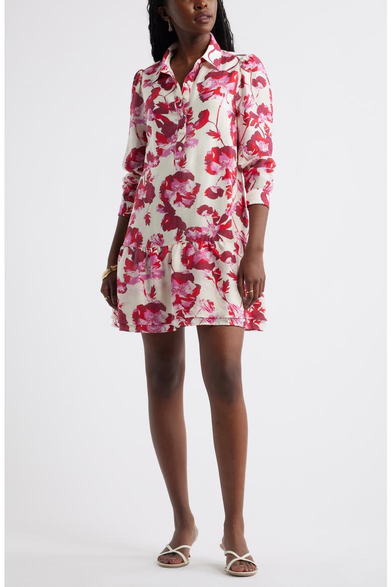 Floral Print Shirtdress