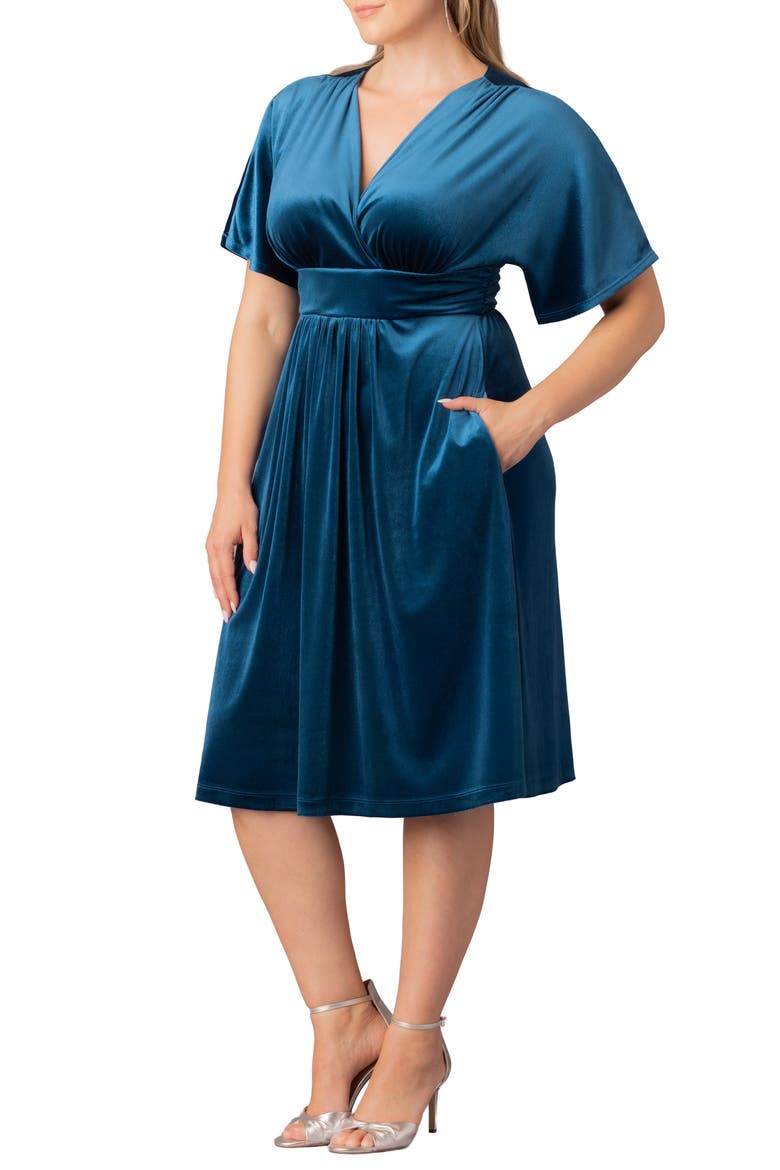 Angelic Velvet Cocktail Dress