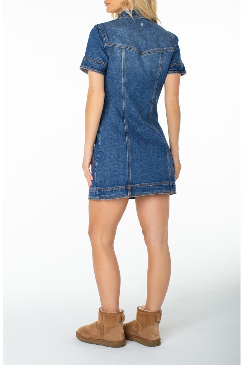 Dusk After Dark Button-Up Minidress