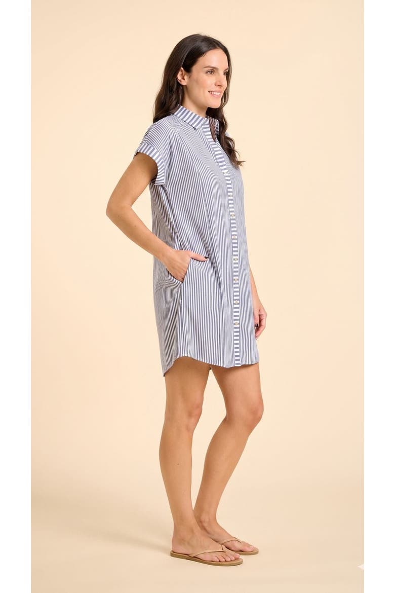 Riga Short Sleeve Short Dress Cover-Up