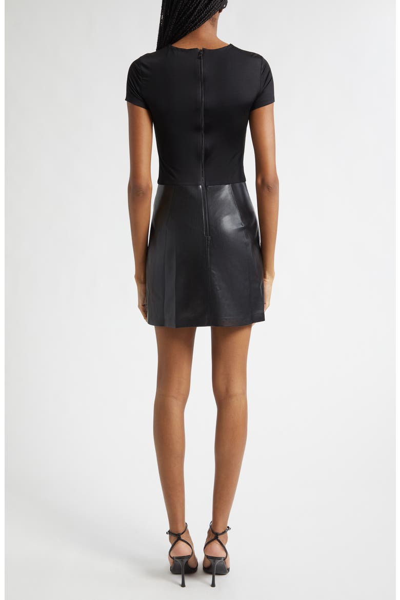 Sabine Mixed Media Minidress