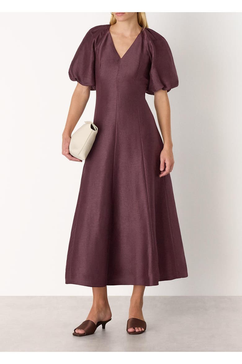 Silk Blend Taffeta Maxi Dress