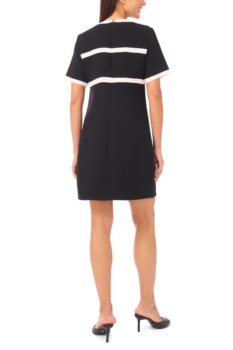 Bow Stripe Shift Dress
