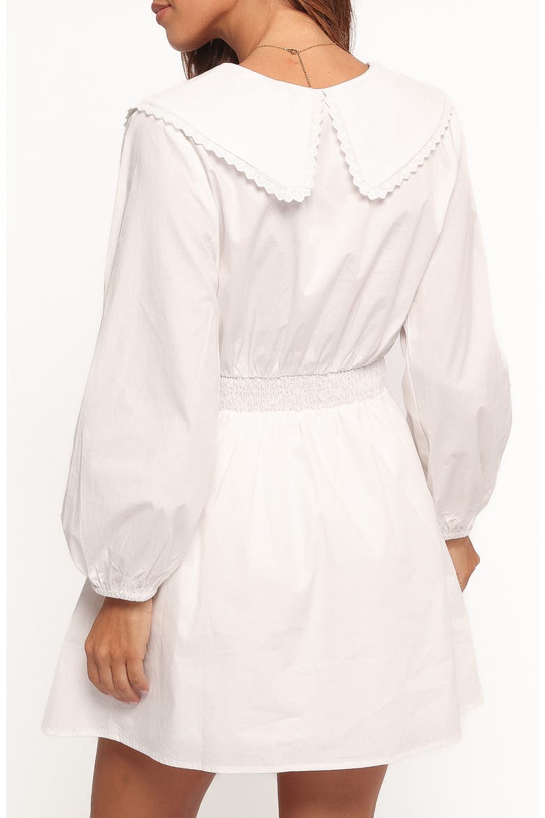 Nerida Long Sleeve Cotton Minidress
