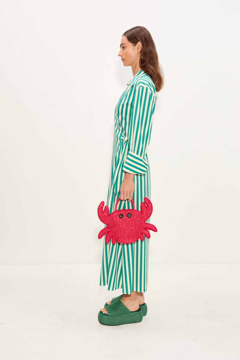 Anya Poplin Wrap Dress