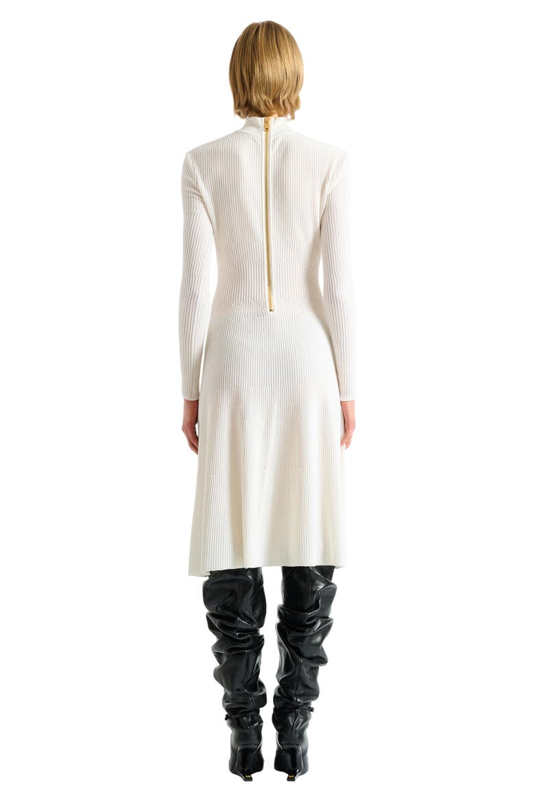 Long ribbed knit dress