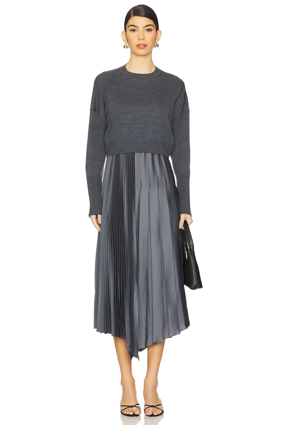 Adriana Dress in Turbulence Grey