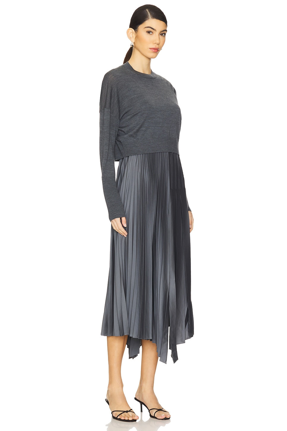 Adriana Dress in Turbulence Grey
