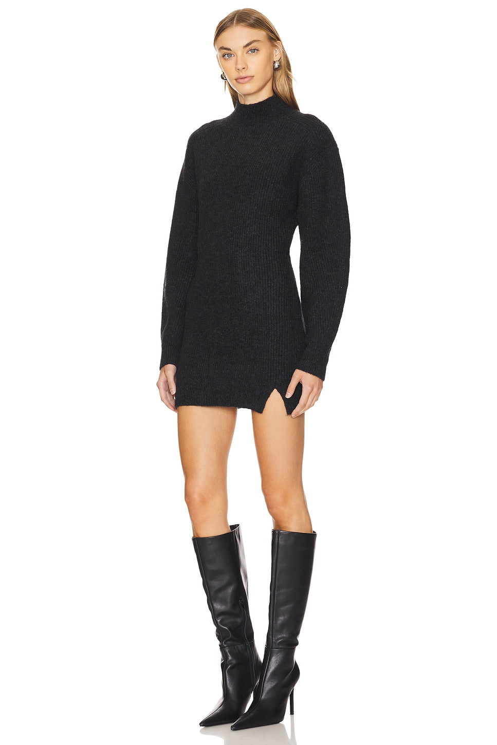 Calliope Dress in Dark Grey