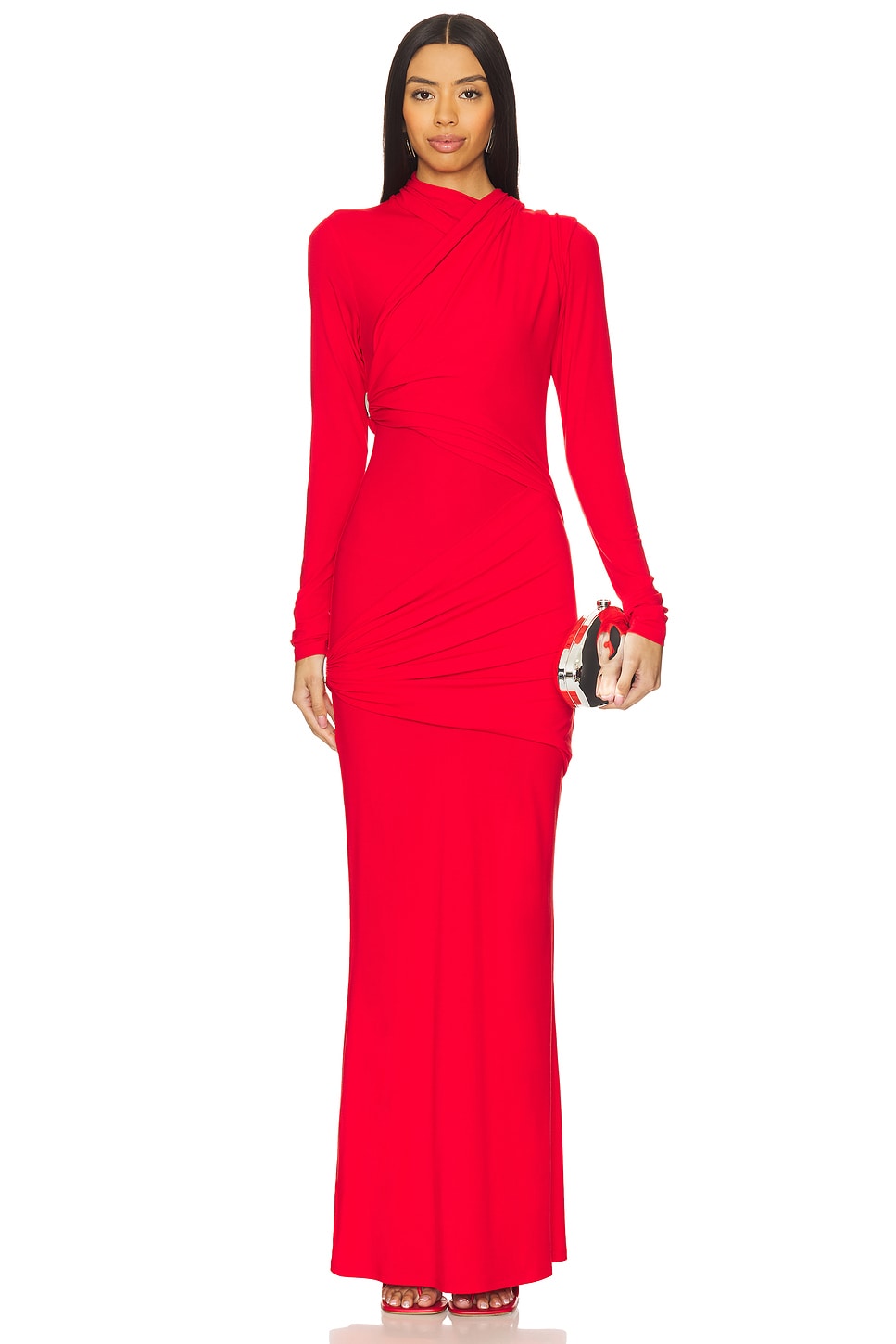 Aria Dress in Red Rose