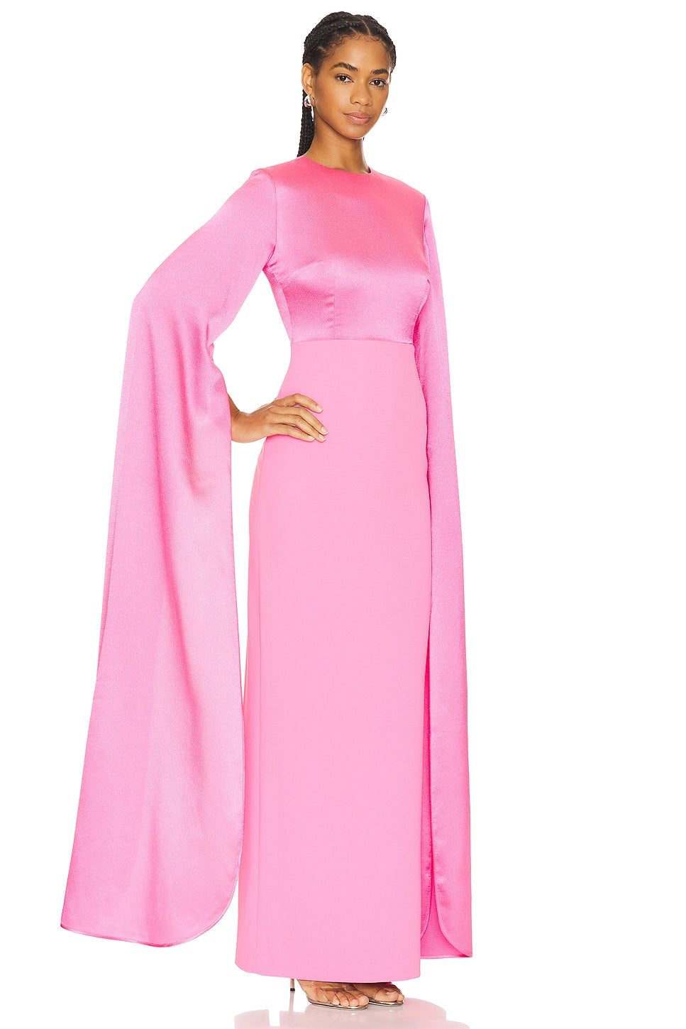 Adley Maxi Dress in Light Pink