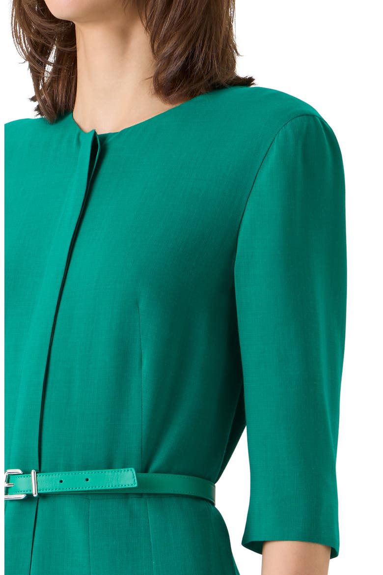 Shelley Belted Wool Dress