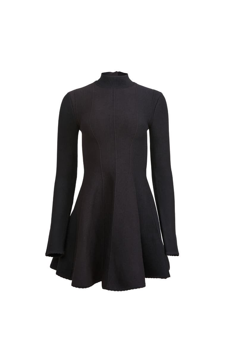 Knit Long Sleeve Corset Dress
