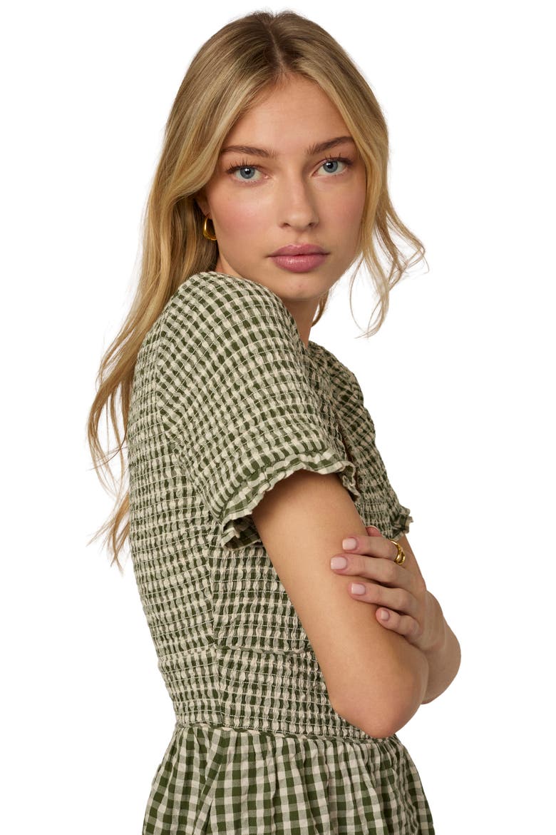 Eliza Check Midi Dress