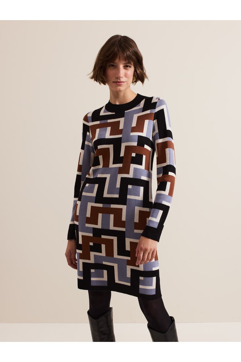 Brianna Crew Neck Knitted Dress