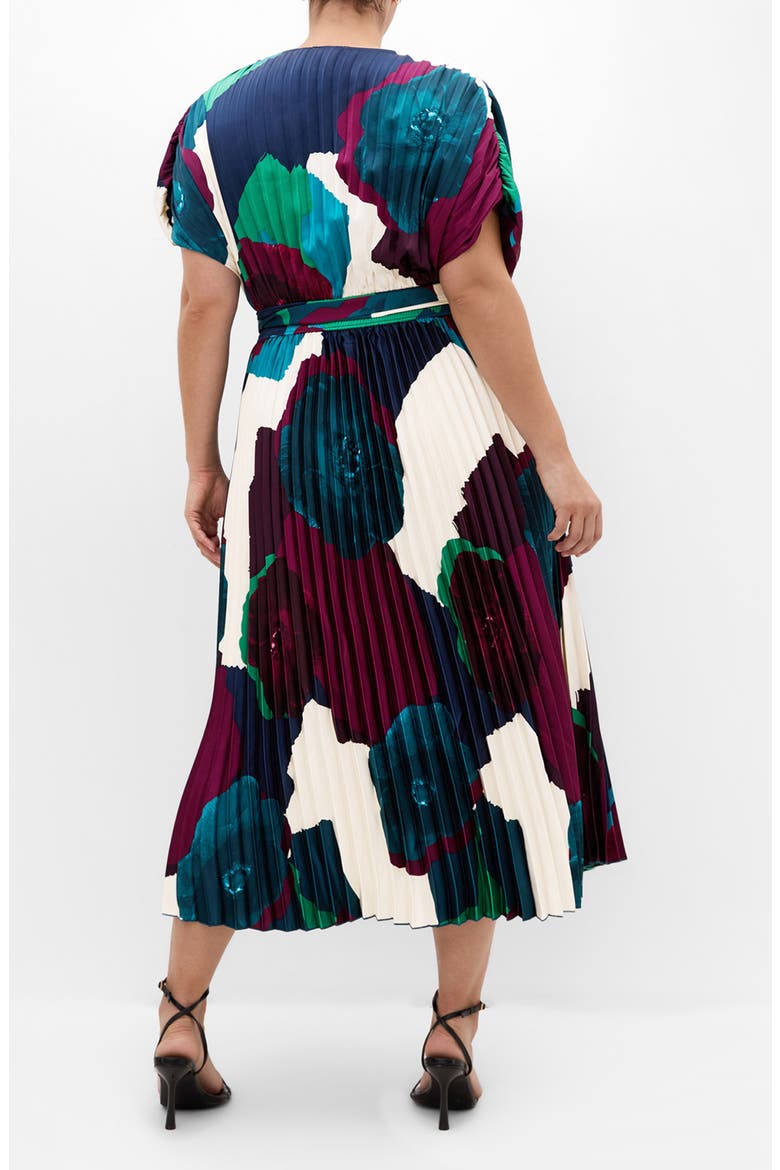 Hailey Abstract Print Maxi Dress