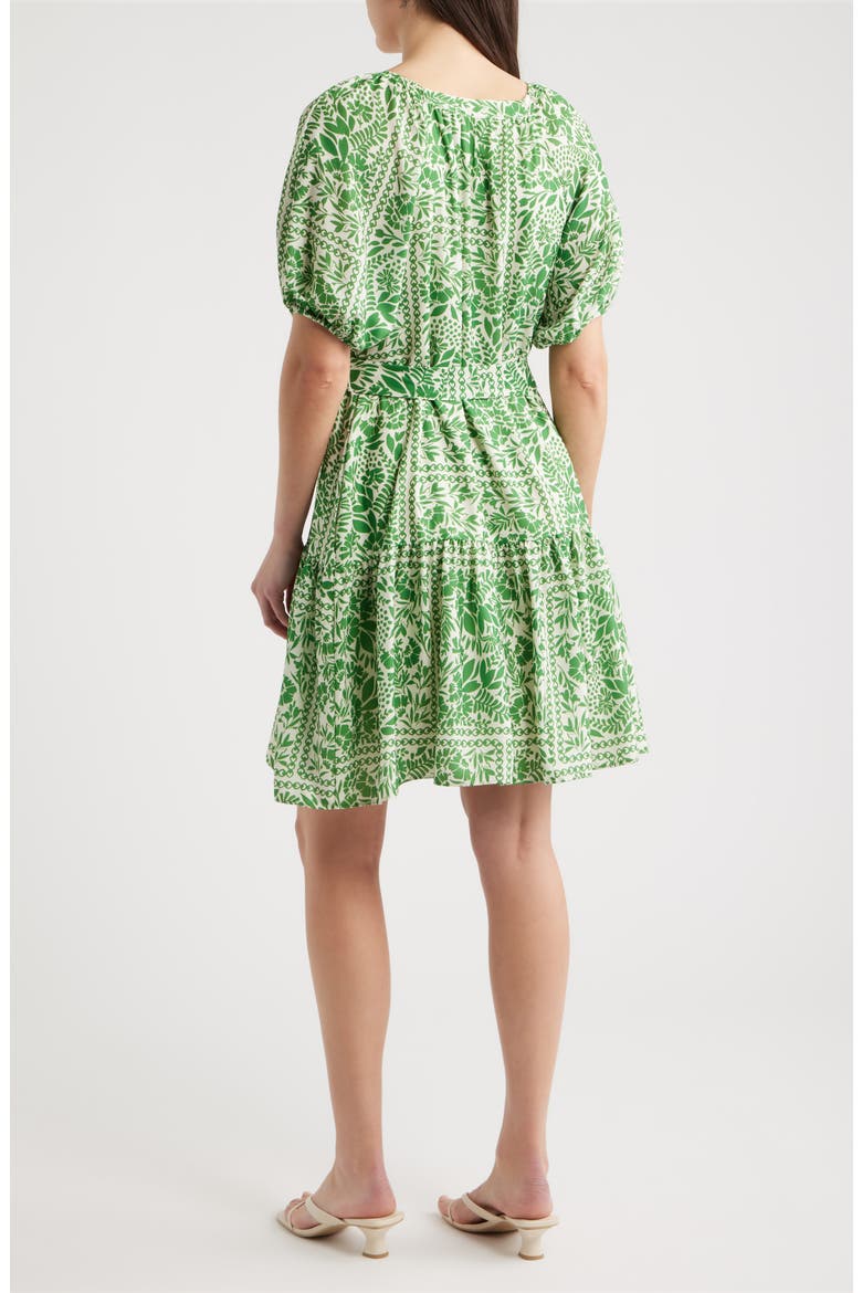 Floral Puff Sleeve Minidress