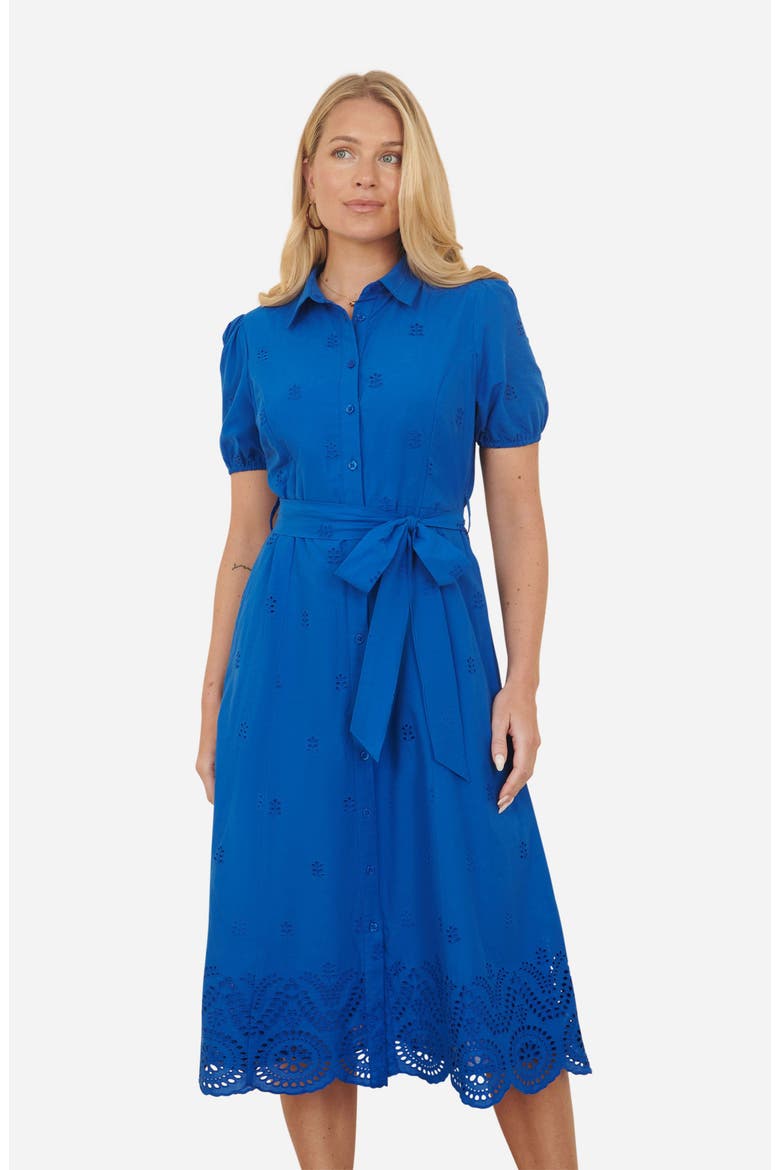 Cotton Shirt Midi Dress