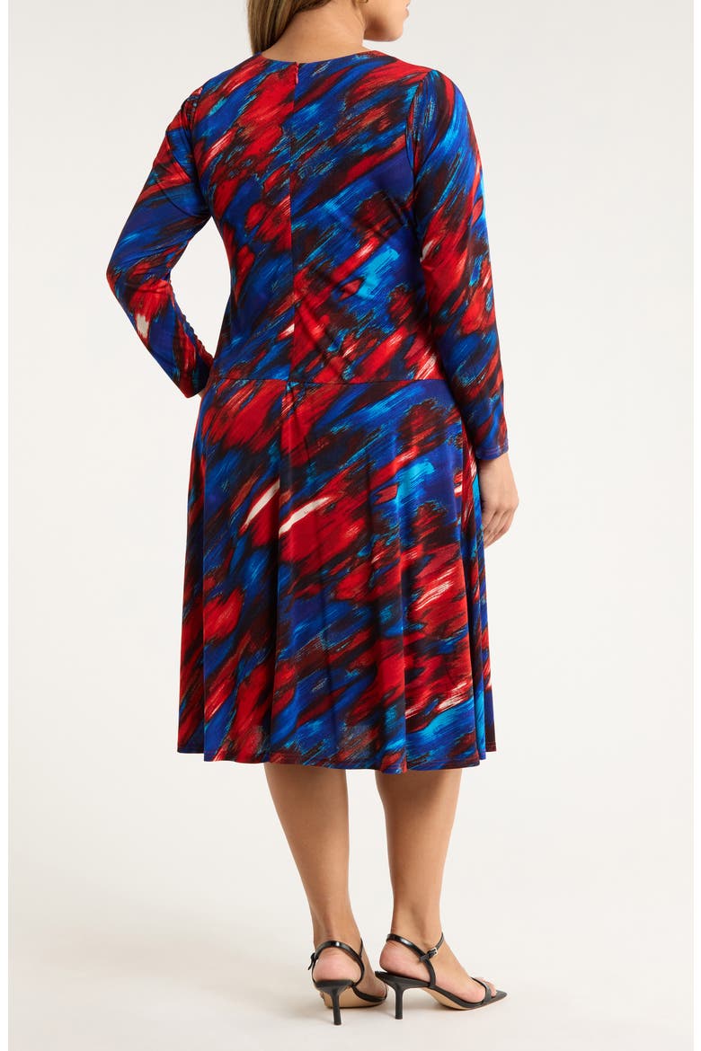 Ruched Long Sleeve Dress