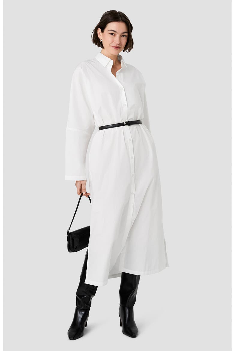Cambria Cotton Maxi Shirtdress