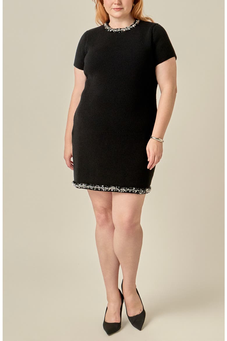 Embellished Sheath Dress