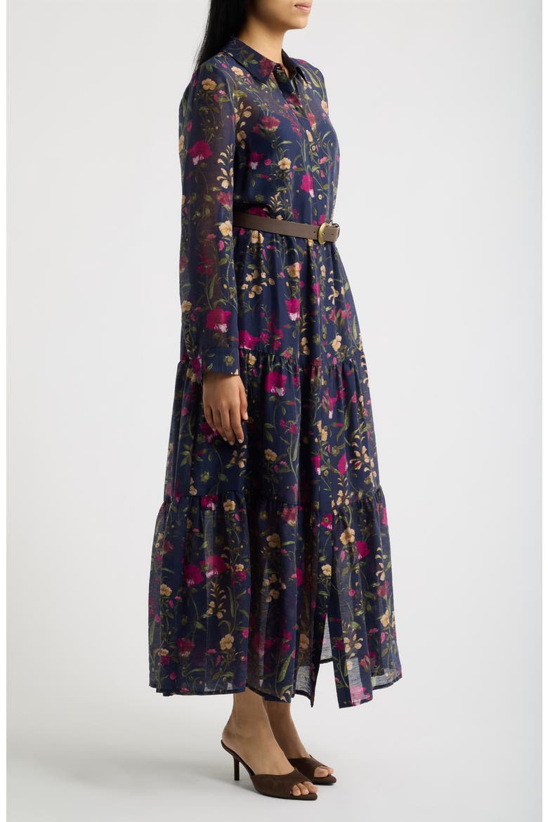 Belted Long Sleeve Shirtdress