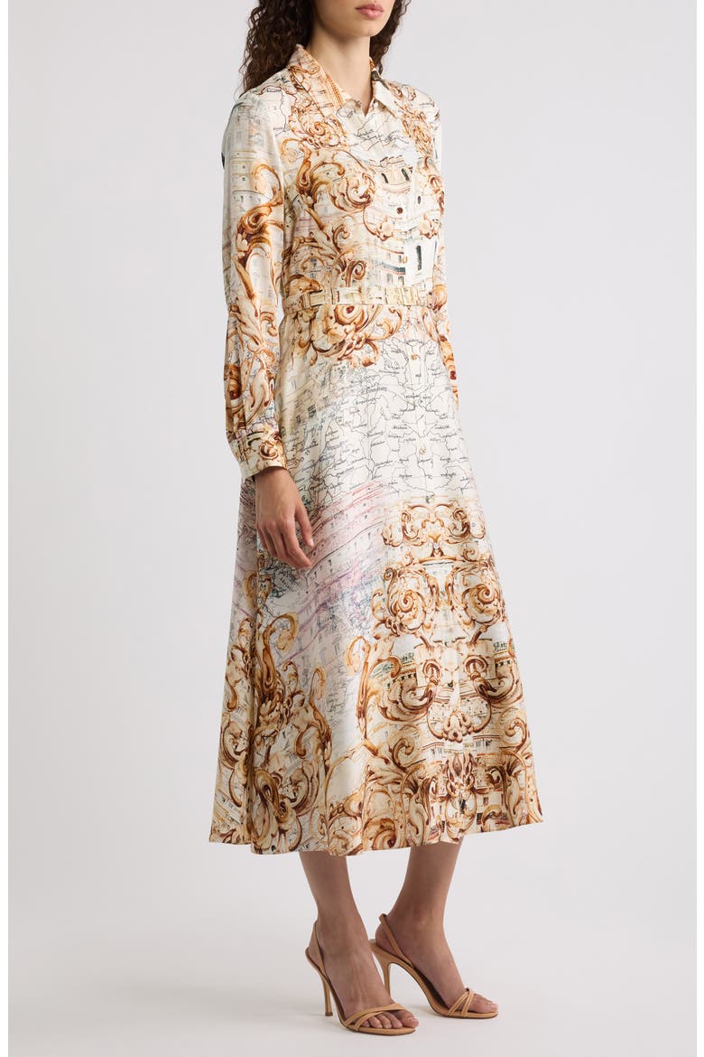 The Seraphine Belted Maxi Shirtdress