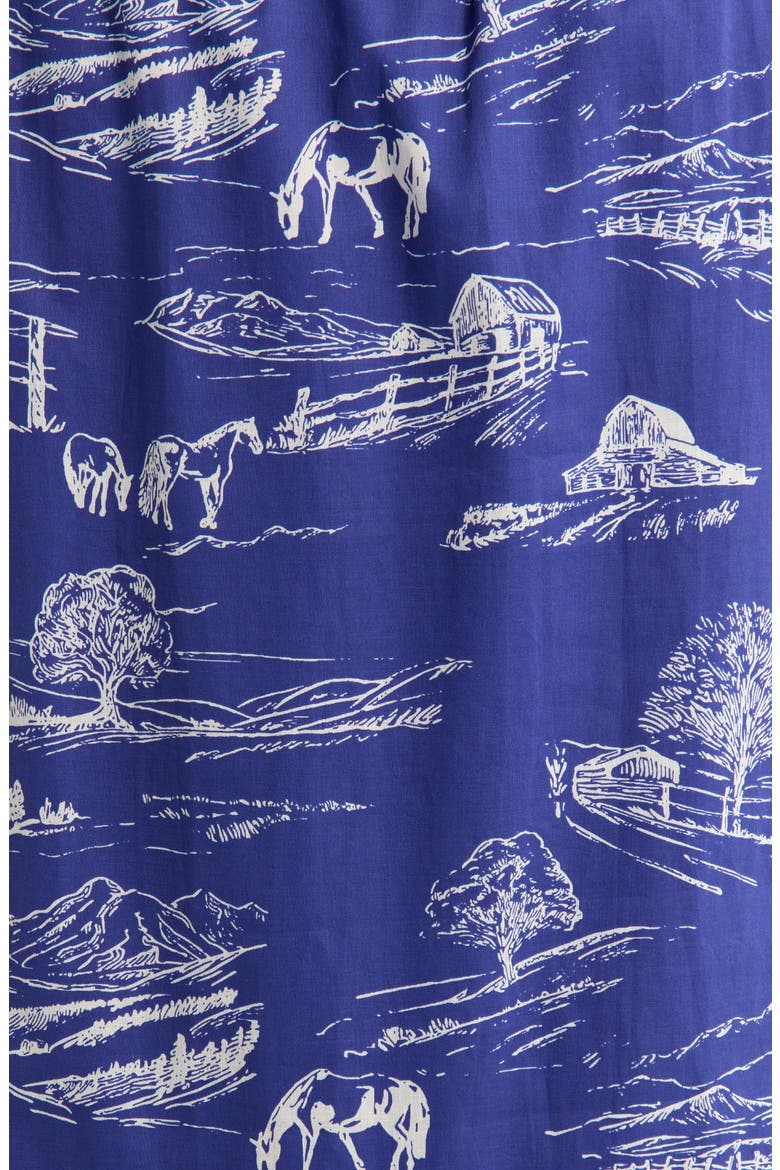 Avon Town & Bridge Print Maxi Dress